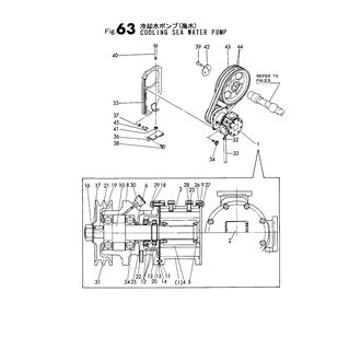 FIG 63. COOLING SEA WATER PUMP