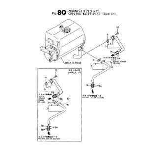 FIG 80. COOLING WATER PIPE(CLUTCH)