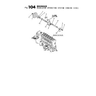 FIG 104. REGULATOR OPERATING SYSTEM(ENGINE SIDE)