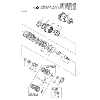 FIG 6. SUPPORT SHAFT IN(YX-150)