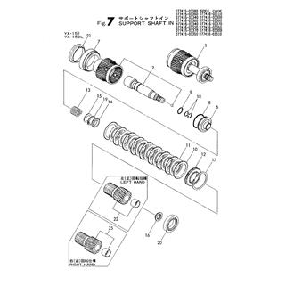 FIG 7. SUPPORT SHAFT IN(YX-151,YX-150L)