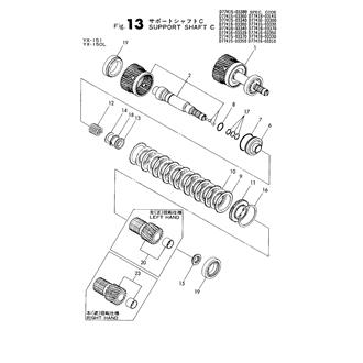 FIG 13. SUPPORT SHAFT C(YX-151,YX-150L)