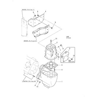 FIG 22. EXHAUST CONNECTING PIPE(R-SIDE)