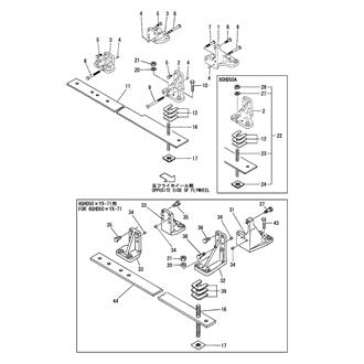 FIG 7. ENGINE BRACKET(6GHD50/6GHD50A)