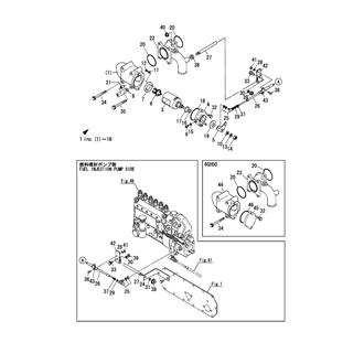 FIG 44. COOLING FRESH WATER CUT DEVICE(UP TO 1986.3)