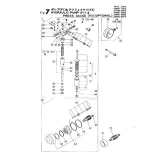 FIG 7. HYD.PUMP(F1) & GAUGE(OPTIONAL)