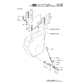 FIG 20. LUB.OIL PIPE(YX-152L)