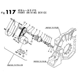 FIG 117. FRONT DRIVING DEVICE