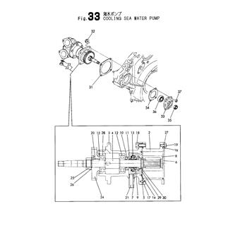 FIG 33. COOLING SEA WATER PUMP