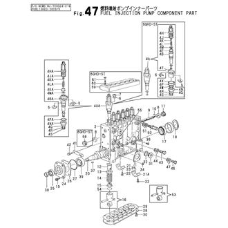 FIG 47. FUEL INJECTION PUMP COMPONENT PART