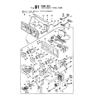 FIG 91. INSTRUMENT PANEL(FROM 1992.12)