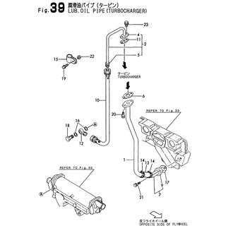 FIG 39. LUB. OIL PIPE(TURBOCHARGER)