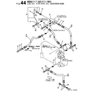 FIG 44. LUB. OIL PIPE(HYD. OIL GOVERNOR/NEW)