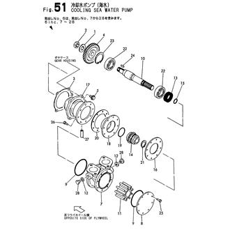 FIG 51. COOLING PUMP(SEA WATER)