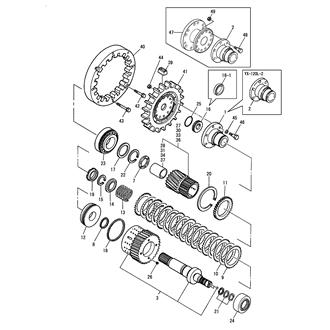 FIG 5. INPUT SHAFT & DAMPER COUPLING(YX-120-2/YX-120L-2)