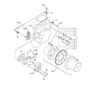 FIG 18. ELECTRONIC TROLLING(ROTATION PICKUP DEVICE & SUB-PLATE)(OPTIONAL)