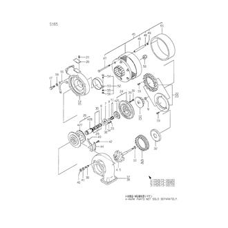 FIG 11. PARTS OF RU110 TURBOCHARGER