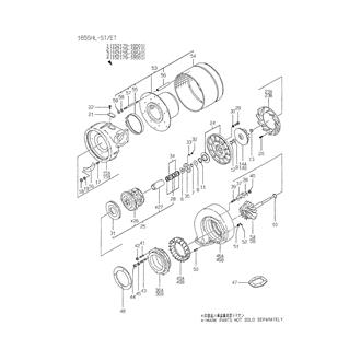 FIG 30. PARTS OF RU150 TURBOCHARGER