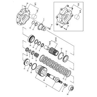 FIG 17. (4A)INPUT SHAFT & FLEXIBLE COUPLING(YX-120L-4/YX-120L-5)