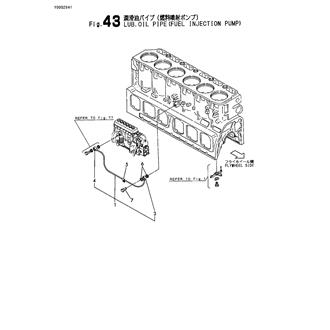 FIG 43. LUB.OIL PIPE(FUEL INJECTION PU