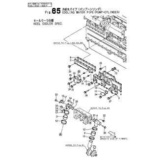 FIG 65. COOLING WATER PIPE(PUMP-CYLIND