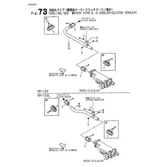 FIG 73. COOLING SEA WATER PIPE(L.O.COO