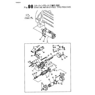 FIG 98. STARTING MOTOR(2-POLE TYPE/PRE