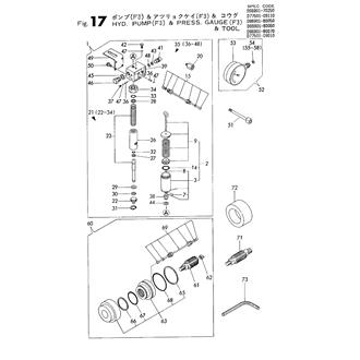 FIG 17. HYD. PUMP(F1)&PRESS.GAUGE(F3)