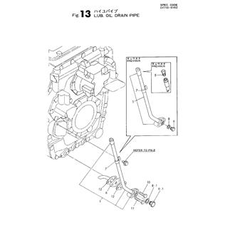 FIG 13. LUB.OIL DRAIN PIPE