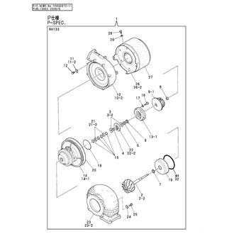 FIG 17. TURBOCHARGER COMPONENT PART