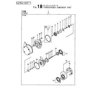 FIG 18. TURBOCHARGER COMPONENT PART