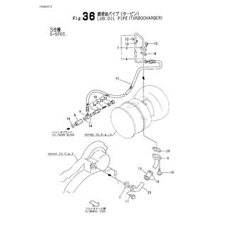 FIG 36. LUB.OIL PIPE(TURBOCHARGER)