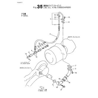 FIG 35. LUB.OIL PIPE(TURBOCHARGER)