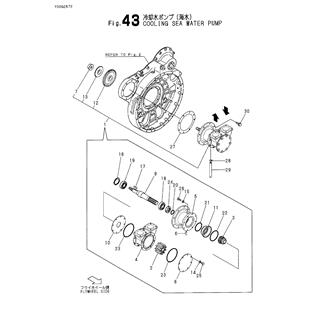 FIG 43. COOLING PUMP(SEA WATER)