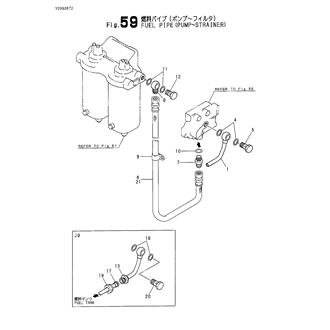 FIG 59. FUEL PIPE(PUMP - STRAINER)