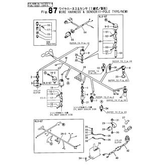 FIG 87. WIRE HARNESS & SENSOR(EARTH TYPE)