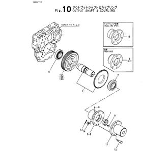 FIG 10. OUTPUT SHAFT & COUPLING