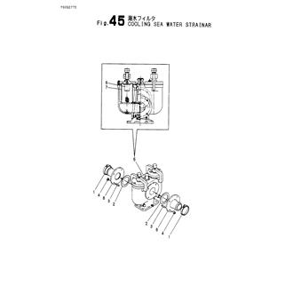 FIG 45. COOLING SEA WATER STRAINAR