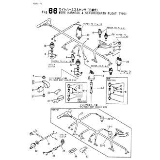 FIG 66. WIRE HARNESS & SENSOR(EARTH FLOAT TYPE)