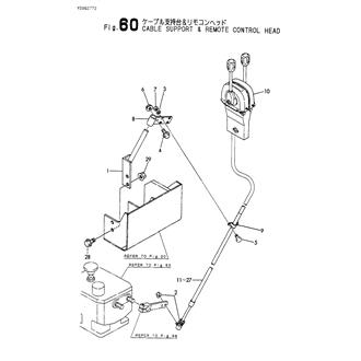 FIG 60. CABLE SUPPORT & REMOTCONTROL