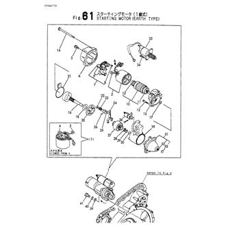 FIG 61. STARTING MOTOR(EARTH TYPE)