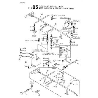 FIG 65. WIRE HARNESS & SENSOR(EARTH TYPE)