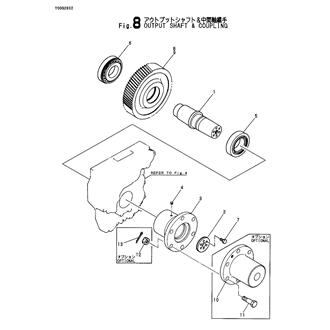 FIG 8. OUTPUT SHAFT & COUPLING