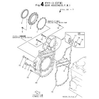 FIG 4. GEAR HOUSING(O.F.W)