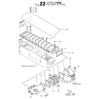 FIG 22. AIR DUCT & PLATE