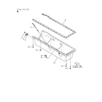 FIG 4. LUB.OIL SUMP & DIPSTICK(W/PRIMING SPEC)