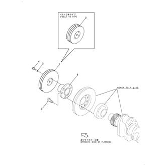 FIG 23. FRONT COUPLING(V-PULLY)