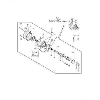 FIG 33. COOLING FRESH WATER PUMP