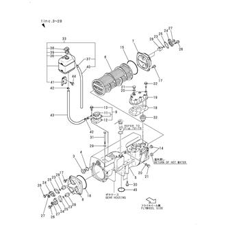 FIG 34. FRESH WATER COOLER & SUB-TANK