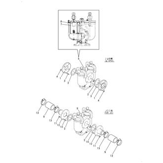 FIG 37. COOLING SEA WATER STRAINER(DUPLEX TYPE)